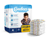 Comfees Baby Diapers, Size 4