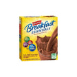 Carnation Breakfast Essentials Rich Milk Chocolate nutritional drink mix box on white background