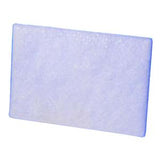 Rectangular white medical filter pad for respiratory devices or CPAP machines