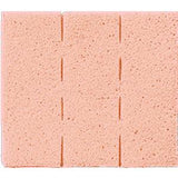 Peach medical foam dressing pad with perforated lines for wound care