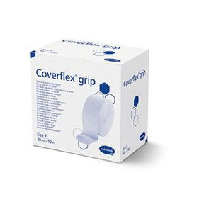 Coverflex grip elastic tubular bandage box, medical supply product packaging