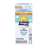 Orajel Baby cooling swabs for teething, box of 12 single-use swabs, daytime formula