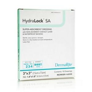 HydraLock SA super-absorbent wound dressing box, waterproof, sterile, medical supplies