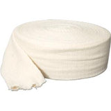 roll of white cotton medical bandage for wound care or support