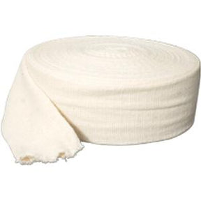 roll of white cotton medical bandage for wound care or support