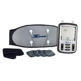 Home medical device kit with electronic therapy unit, electrode pads, and adjustable belt