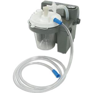 Portable medical suction machine with transparent container and tubing for home healthcare