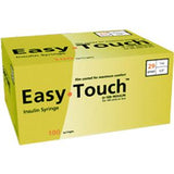 Easy Touch Insulin Syringe 29g X 1/2", 0.5 Ml, (100 Count)