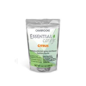 CamBrooke Essential Care Jr Citrus hypoallergenic amino acid nutrition powder pouch