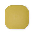 Square hydrocolloid wound dressing with rounded corners on white background