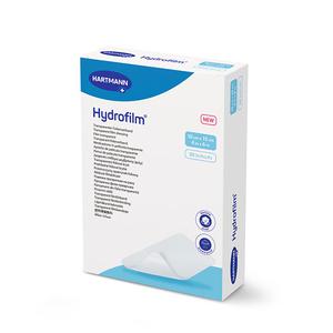 Box of Hydrofilm transparent wound dressing, medical supply for chronic conditions.