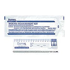 Dumex wound measurement kit in sterile medical packaging with measuring ruler visible.