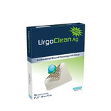 UrgoClean Ag antibacterial wound dressing with silver box, wound care medical supply