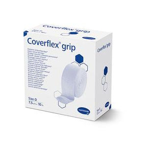 Coverflex grip medical tubular bandage box, size D, home medical supply product