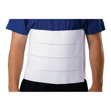 Leader Abdominal Binder 9", White, Small