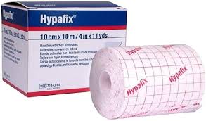 Hypafix Non-woven Fabric Dressing Retention Tape 4" X 11 Yds.
