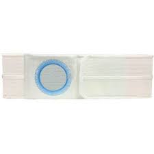 9" Left, White, Cool Comfort, Nu-form Belt, Prolapse Flap, 2x-large, 2-1/2" Opening Placed 1-1/2" From Bottom, Contoured