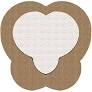 Ostomy barrier wafer with adhesive, medical supply for stoma care