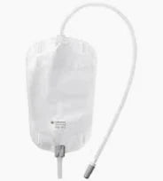 Conveen Security + Leg Bag With Clamp, Tubing, Non-latex Straps, 17 Fl Oz, 500 Ml