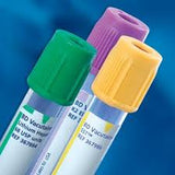 Vacutainer Plus Plastic Tube With Green Conventional Closure, 3 Ml, 13 Mm X 75 Mm