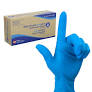 Safe-touch Nitrile Exam Gloves, Blue, Large, 100 Count