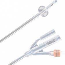 Lubri-sil I.c. Infection Control 2-way 100% Silicone Foley Catheter 18 Fr 5 Cc Coude Tip