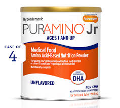 Puramino Jr Powder, Unflavored, 14.1 Oz Can