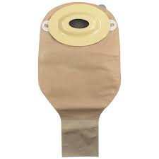 Special Nuflex Oval Drain Pouch Pre-cut 1-1/8" X 1-1/4" Opening Mid Size Pouch Flat, Opaque