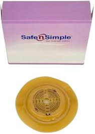 Safe N Simple Llc 5" Diameter, 2-piece Round Convex Wafer, Standard Wear, White, 70mm, 2-3/4" Flange Cut-to-fit