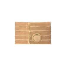 Nu-form Beige Support Belt 2-5/8" X 3-1/8" Center Belt Ring 4" Wide 32" - 35" Waist Medium