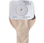 Ostomy pouch with MicroSkin adhesive barrier for stoma care and medical supply needs