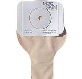Ostomy pouch with MicroSkin adhesive barrier for stoma care and medical supply needs