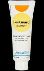 PeriGuard ointment tube, skin protectant with vitamins A, D, E, aloe vera, and zinc