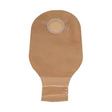 Safe N Simple Llc 12" Drainable 2-piece Pouch, Beige, 45mm, 1-3/4" Flange, With Belt Tabs, And One Curved Tail Closure