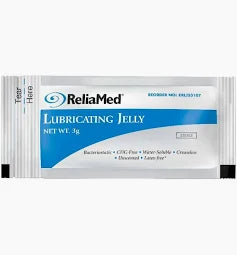 Reliamed Lubricating Jelly, 3g Packets, Sterile