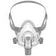 Full face CPAP mask with adjustable headgear for sleep apnea therapy