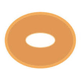 adhesive barrier ring for ostomy care, round with central opening, medical supply