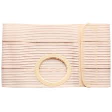 Special 6" Left, White, Regular Elastic, Flat Panel Belt, 2x-large, Custom: 3-1/8" Center Placement