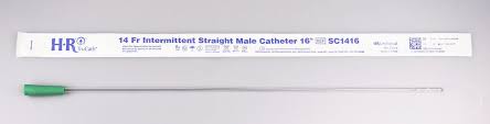 Trucath Intermittent Straight Catheter, Male, 10fr, 16"