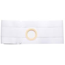 Special 7" Left, White, Regular Elastic, Nu-form Belt, 2x-large, 3-1/2" Opening, Custom: 54" Overall Length