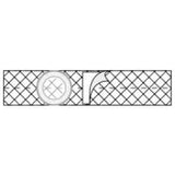 Nu-form Support Belt 3" Center Opening 6" Wide 32" - 35" Waist Medium, White, Cool Comfort