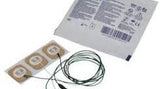 Kendall Prewired Reflective Backing Ekg Electrode With 0.060" Socket, Radiolucent, Square 1" X 1.25", Neonatal, 3 Pk