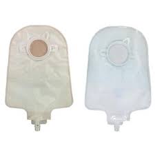 Securi-t Usa 2-piece Urinary Pouch Fits 2-3/4" Flange Transparent Flip-flow Valve
