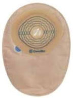 Medical ostomy pouch with adhesive barrier for stoma care and home use