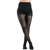 783p Style Sheer Pantyhose, 30-40mmhg, Open Toe, Large, Long, Black