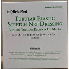 Reliamed Tubular Elastic Stretch Net Precut Dressing, Size B, 1.2" X 10 Yds.