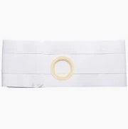 7" Left, White, Cool Comfort, Nu-form Belt, Prolapse Flap, Extra Large, 3-1/8" Opening Placed 1-1/2" From Bottom