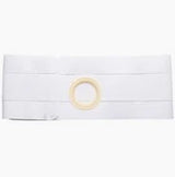 7" Left, White, Cool Comfort, Nu-form Belt, Prolapse Flap, Extra Large, 3-1/8" Opening Placed 1-1/2" From Bottom