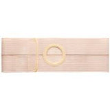 Special 4" Beige, Cool Comfort, Nu-form Belt, Prolapse Flap, Medium, Custom: 2-5/8" Blue Bias Ring With 6-1/2" Long Prolapse