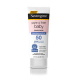 Neutrogena Pure & Free Baby sunscreen SPF 50 tube, sensitive skin sun protection
